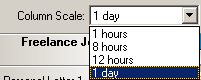 column scale
