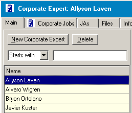 corporate list
