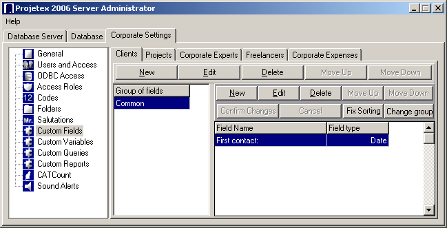custom fields