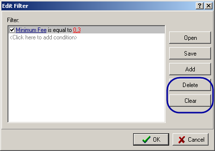 delete clear