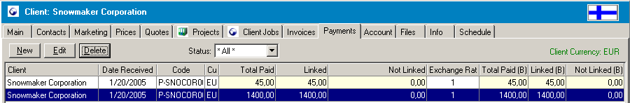 delete payment