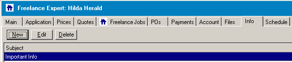freelance info