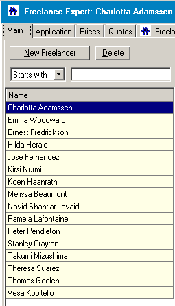 freelancers list