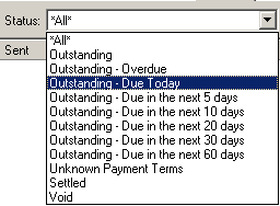 invoice status