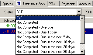 jobs status