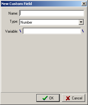 new custom field