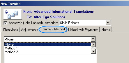 payment method